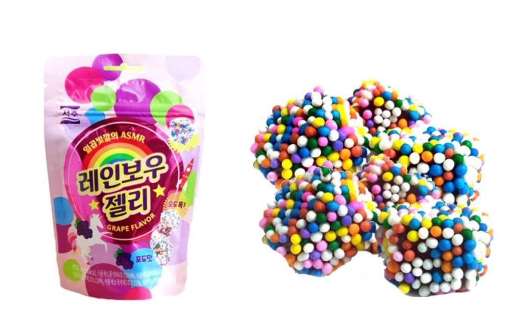 韓国 お菓子 インスタ映え レインボーグミ 80％以上節約 韓国人気