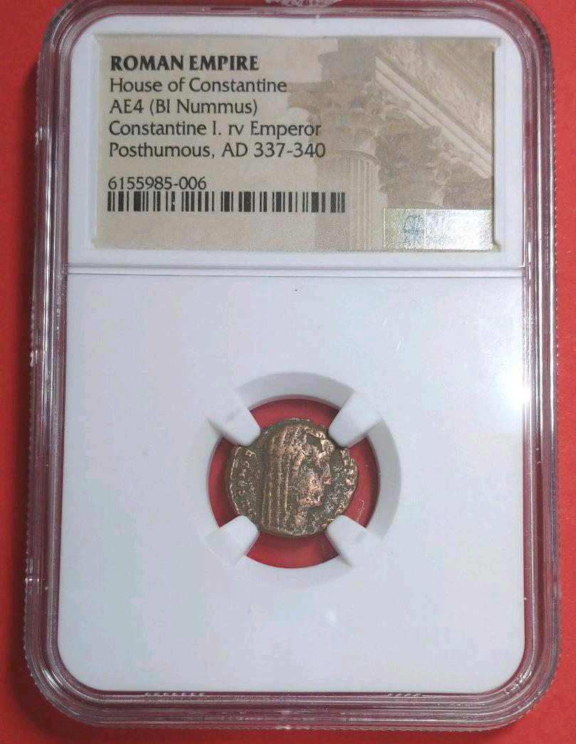 ✿ローマ皇帝✿コンスタンティヌス1世 青銅貨 アンティークコイン 古銭 コイン