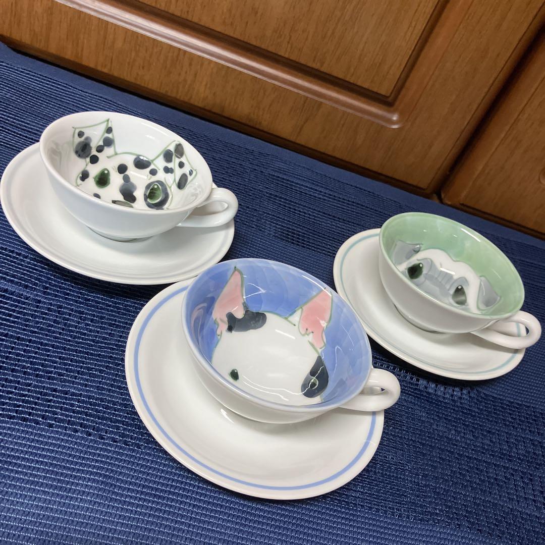 有田焼き絵夢えむコーヒーカップ3客セット