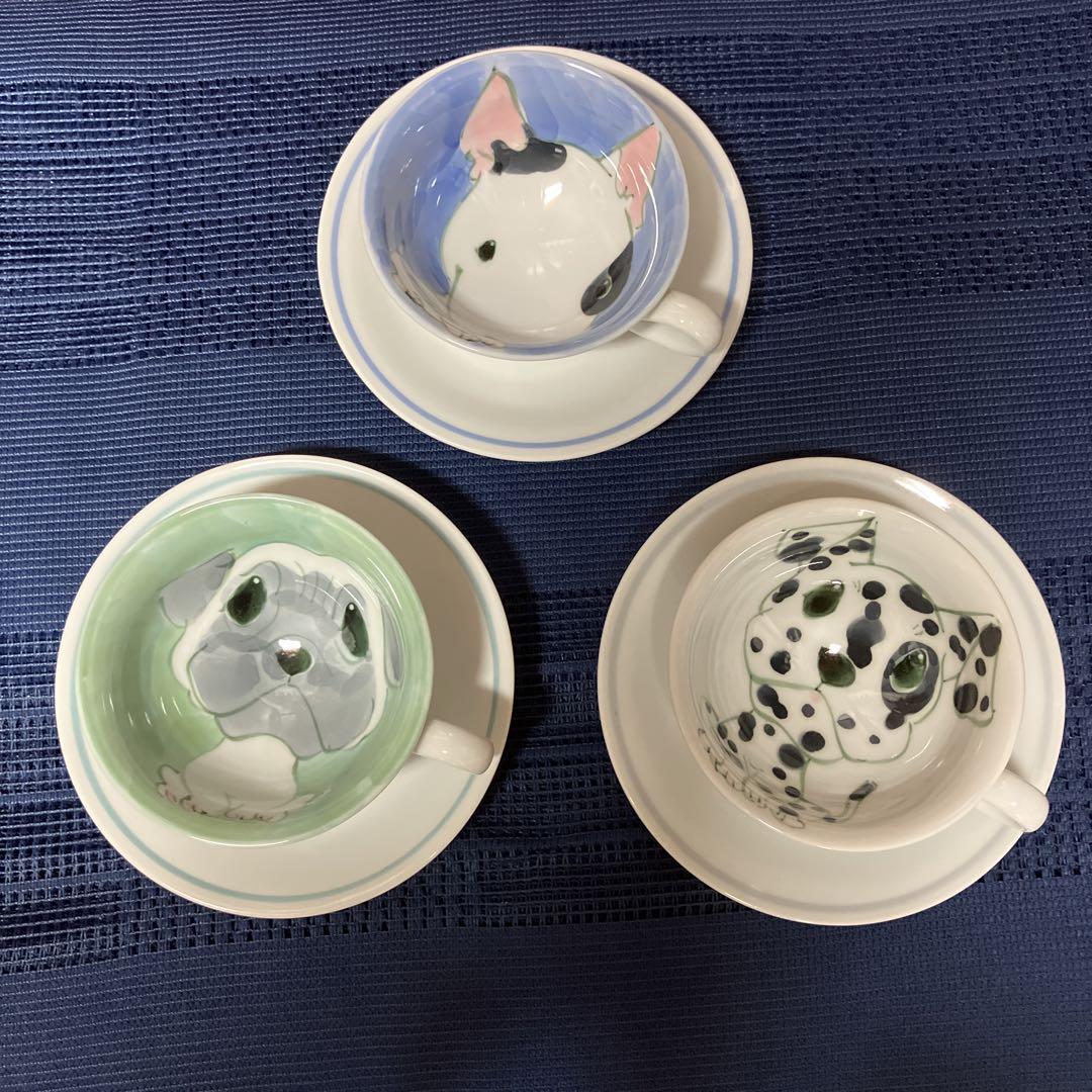 有田焼き絵夢えむコーヒーカップ3客セット