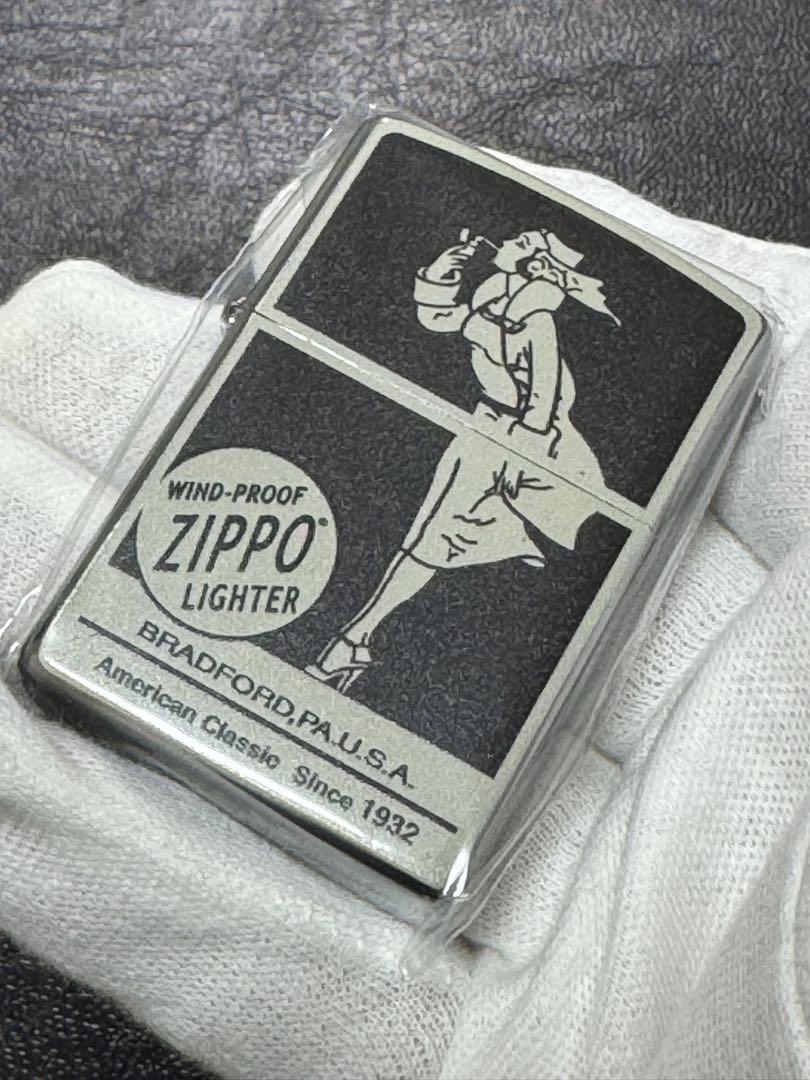 zippo ウィンディ 前面加工 ビックシルエット 希少モデル 2022年製 画像1