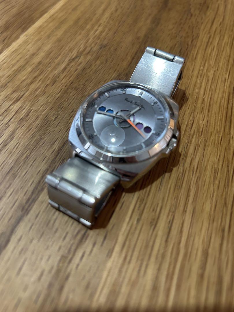 Paul Smith シルバー アナログ時計