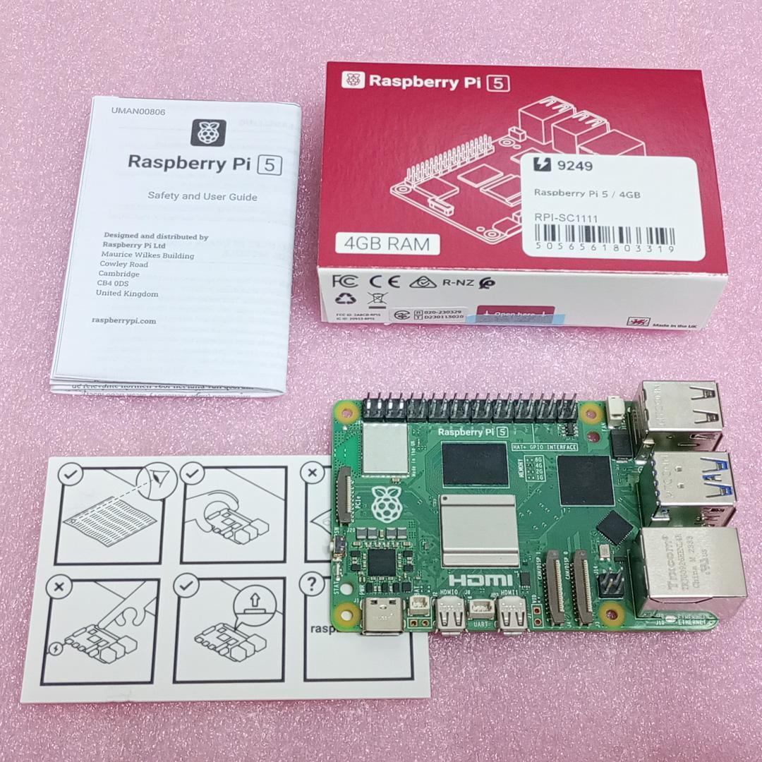 新品同様 Raspberry Pi 5 4GB RAM ラズベリーパイ本体 新品同様 Raspberry Pi 5 4GB RAM ラズベリーパイ本体