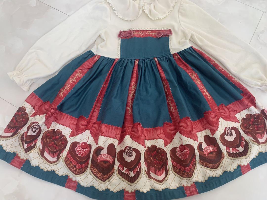 シャーリーテンプル♡ハートプチケーキ♡♡ワンピース♡110センチ