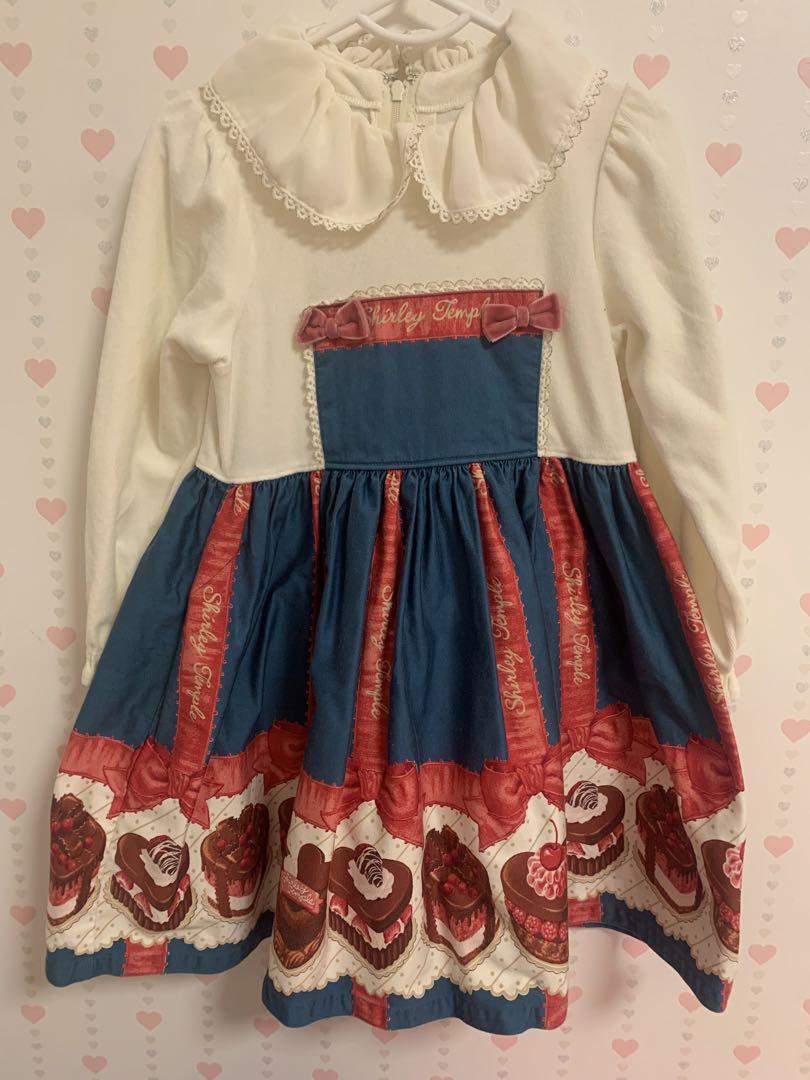 シャーリーテンプル♡ハートプチケーキ♡♡ワンピース♡110センチ