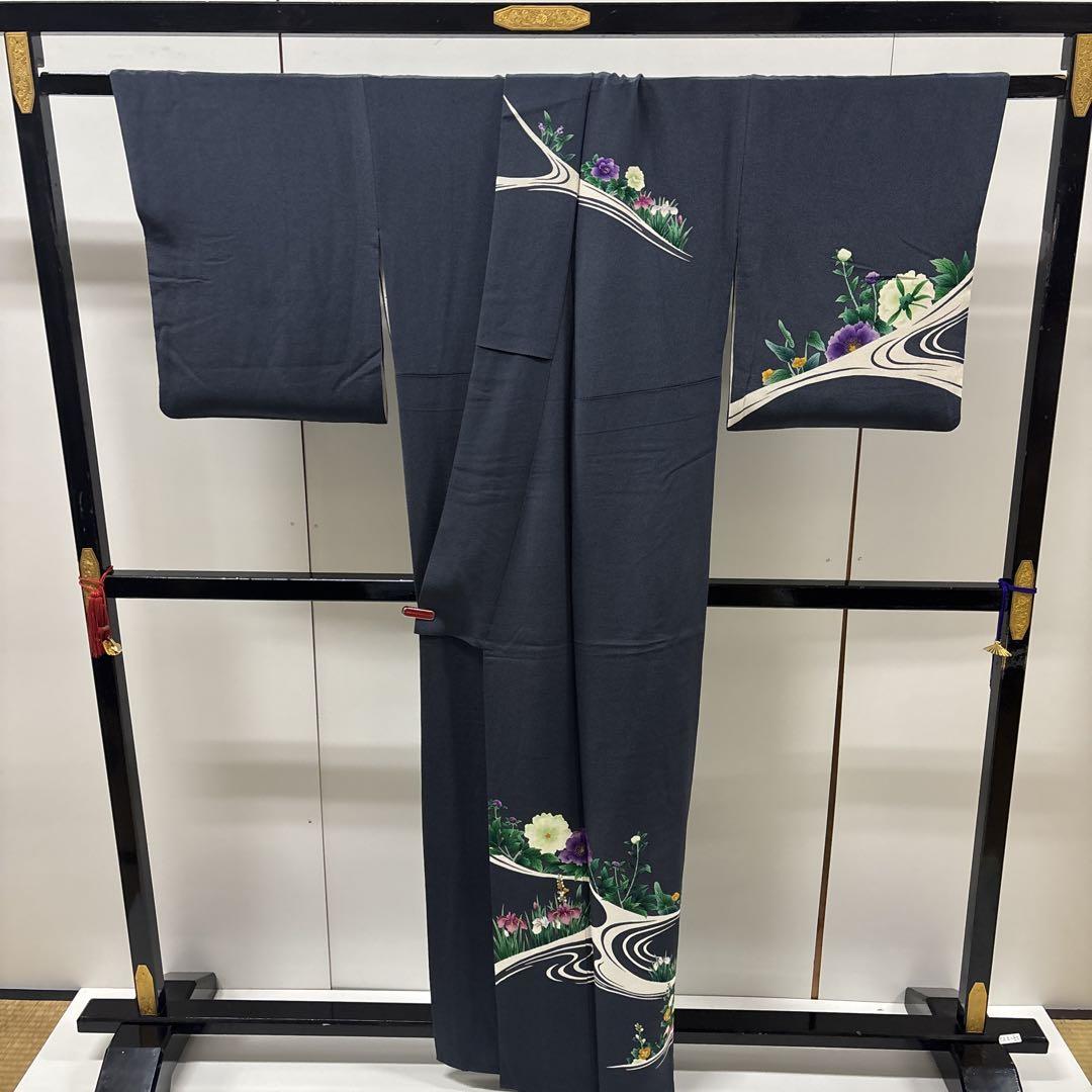 付下げ 縮緬