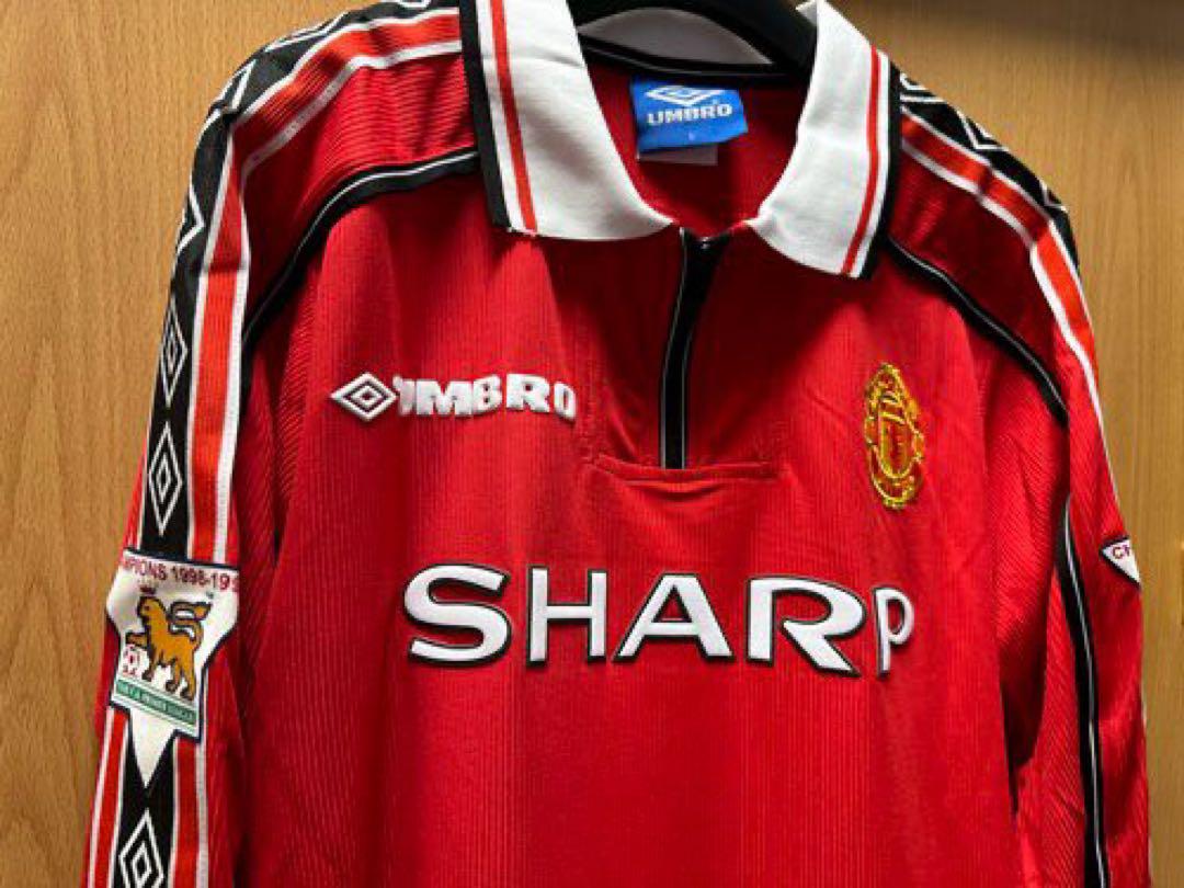 1999 マンチェスター・ユナイテッドFC ユニフォーム ベッカム 長袖 PL