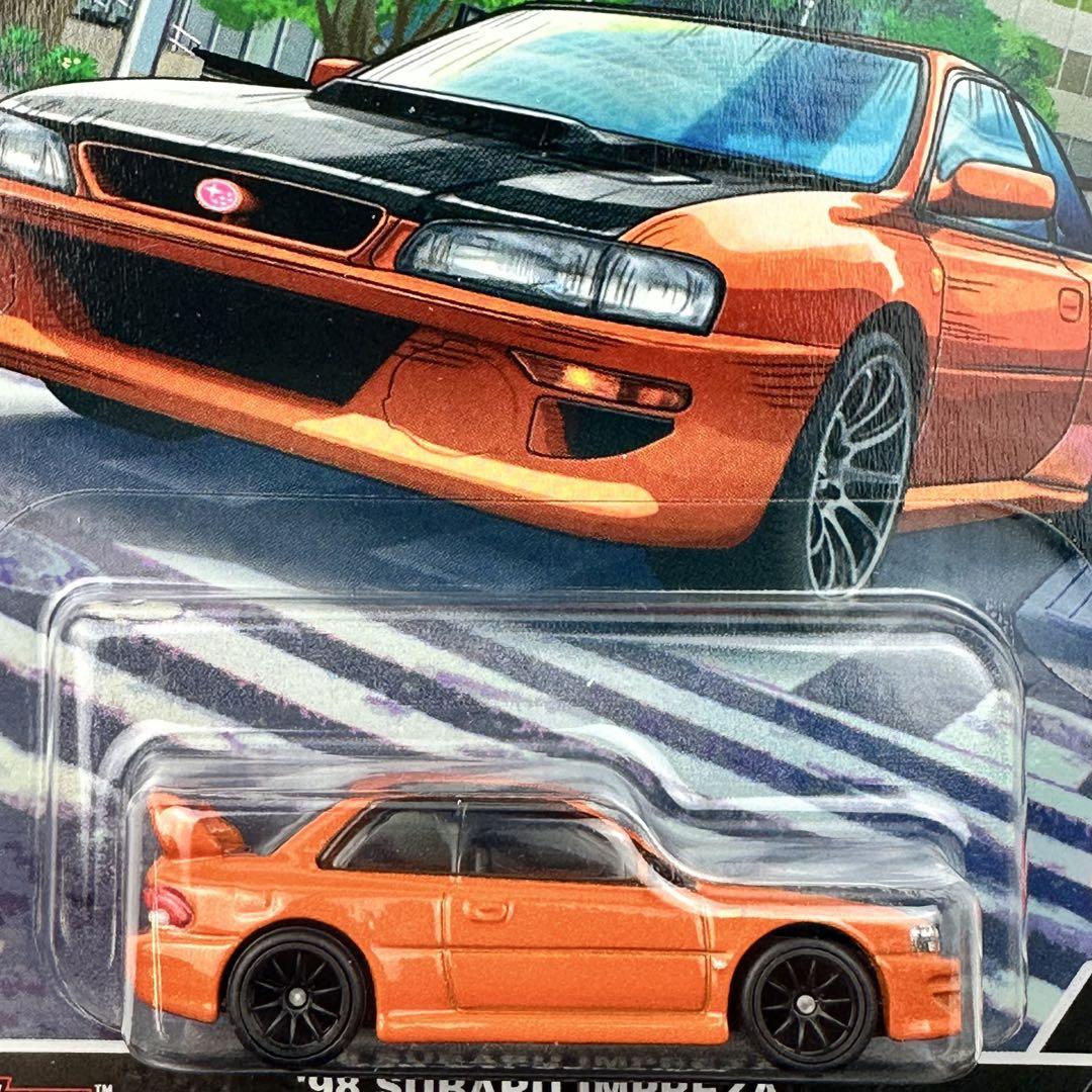 ホットウィール プレミアム ミニカー スバル インプレッサ 22B