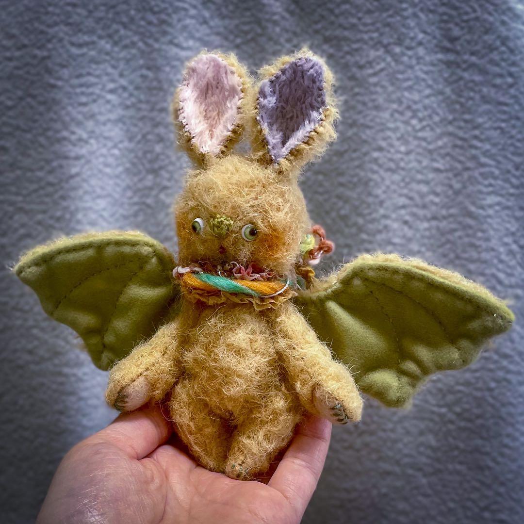 fluffy teddy エントリーNo.4 ハロウィンコウモリやや傷や汚れあり NEXPOTALLINN_EU