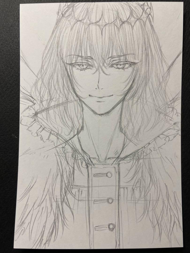 mil@プロフ必読  即購入不可　手描きイラスト　オベロンファンアート mil@プロフ必読 即購入不可 様専用☆FGO☆手描きイラスト