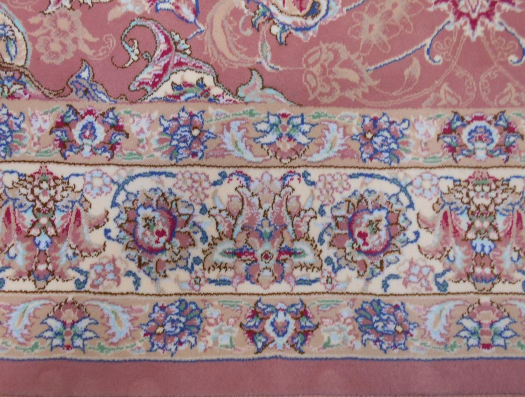最後の一枚！高密度！輝く 本場イラン産 絨毯！約150×225cm‐200831