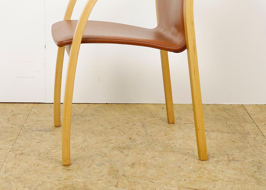 専用 arflex FK CHAIR 本革 アームチェア その4 希少 arflex アルフレックス 本革「FKアームチェア」4脚セット