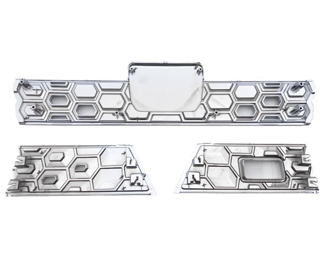 新型 20キャンター 標準車用 オール メッキ バンパー センター ガーニッシュ