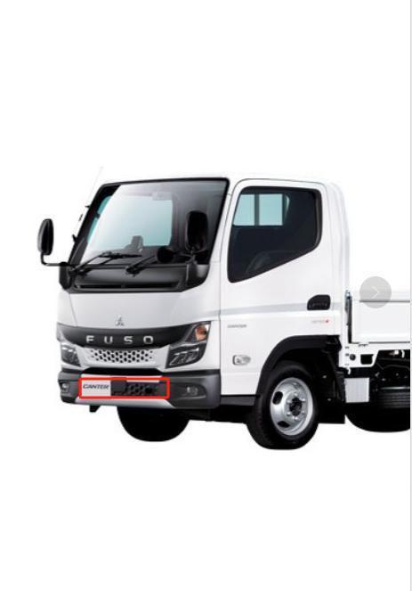 新型 20キャンター 標準車用 オール メッキ バンパー センター ガーニッシュ