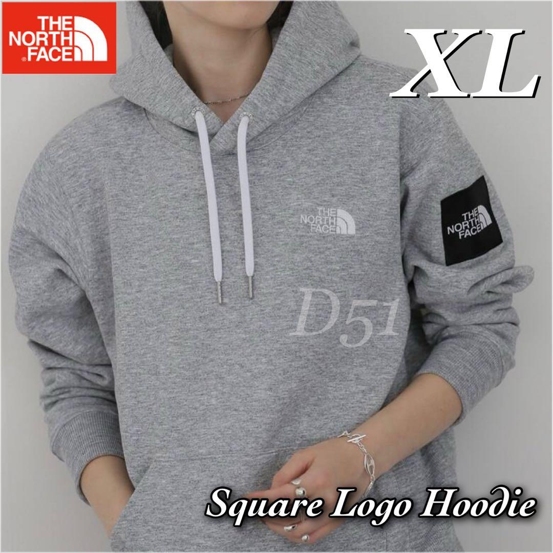 XL ノースフェイス パーカー スクエアロゴフーディ ボックスロゴXL(LL)・THE NORTH FACE