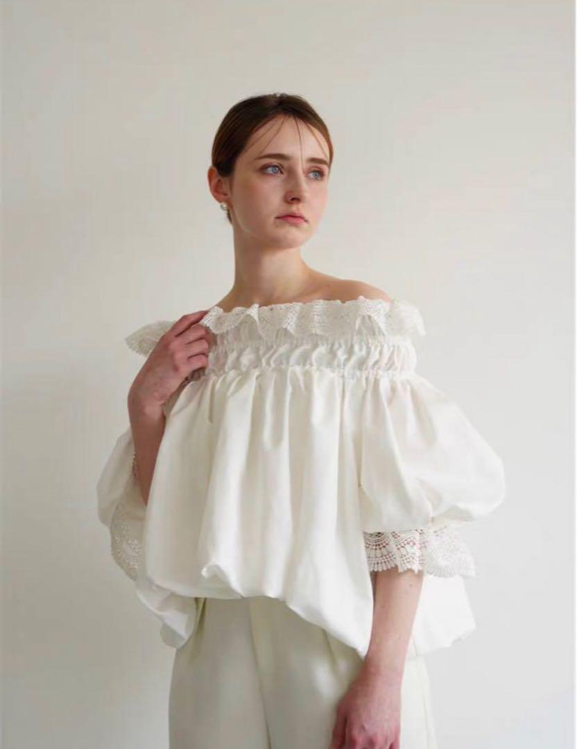 acka lace off shoulder blouse