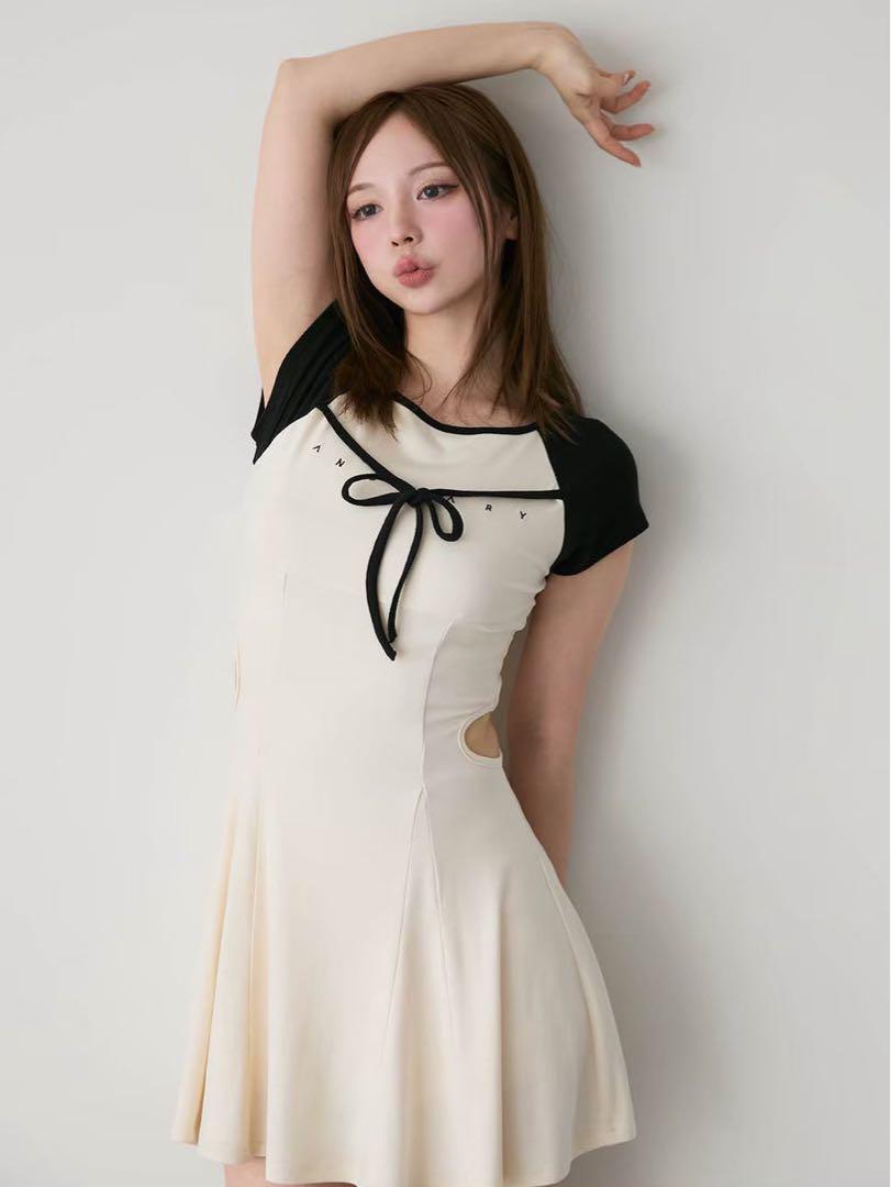 アンドマリー andmary logo flare mini dress - メルカリ