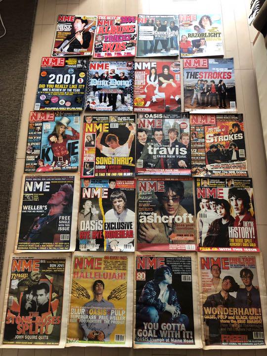 歴史的資料まとめ売り　イギリス音楽雑誌　NME 20冊　写真集　アーカイブ