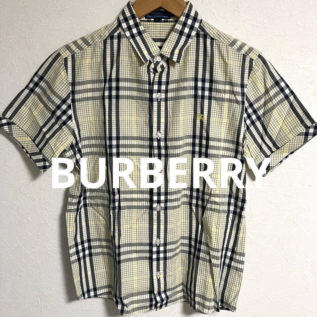 当季大流行 素敵なデザイン❗️】00's 半袖シャツ ノバチェック柄 BURBERRY シャツ+ブラウス(半袖+袖なし)