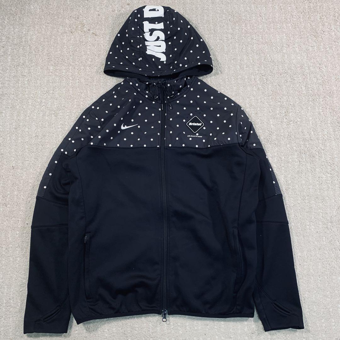 FC Real Bristol x Nike パーカー　ビッグロゴ　黒　XL