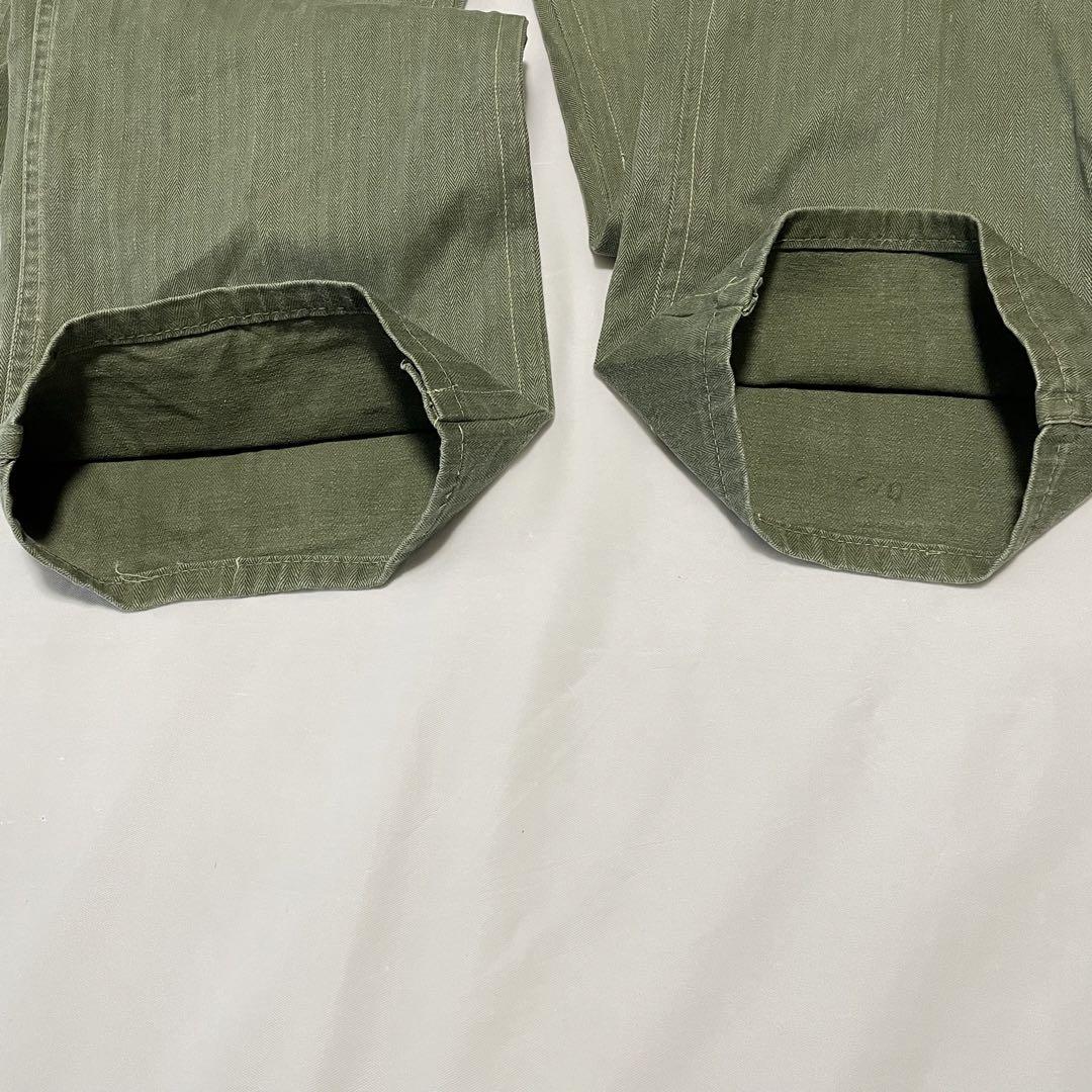 最初期 軍パン 40s us army ベイカーパンツ 13スターボタン HbT 最初期 軍パン 40s us army ベイカーパンツ 13スターボタン HbT
