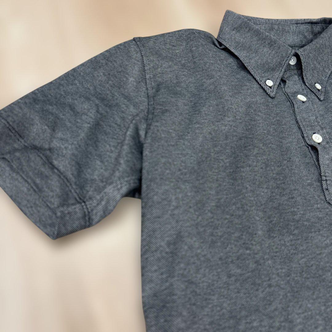 Fred Perry フレッドペリー　グレー ボタンダウン ポロシャツ　半袖 ▪️FRED PERRY グレー 半袖 ポロシャツ ボタンダウン - メルカリ