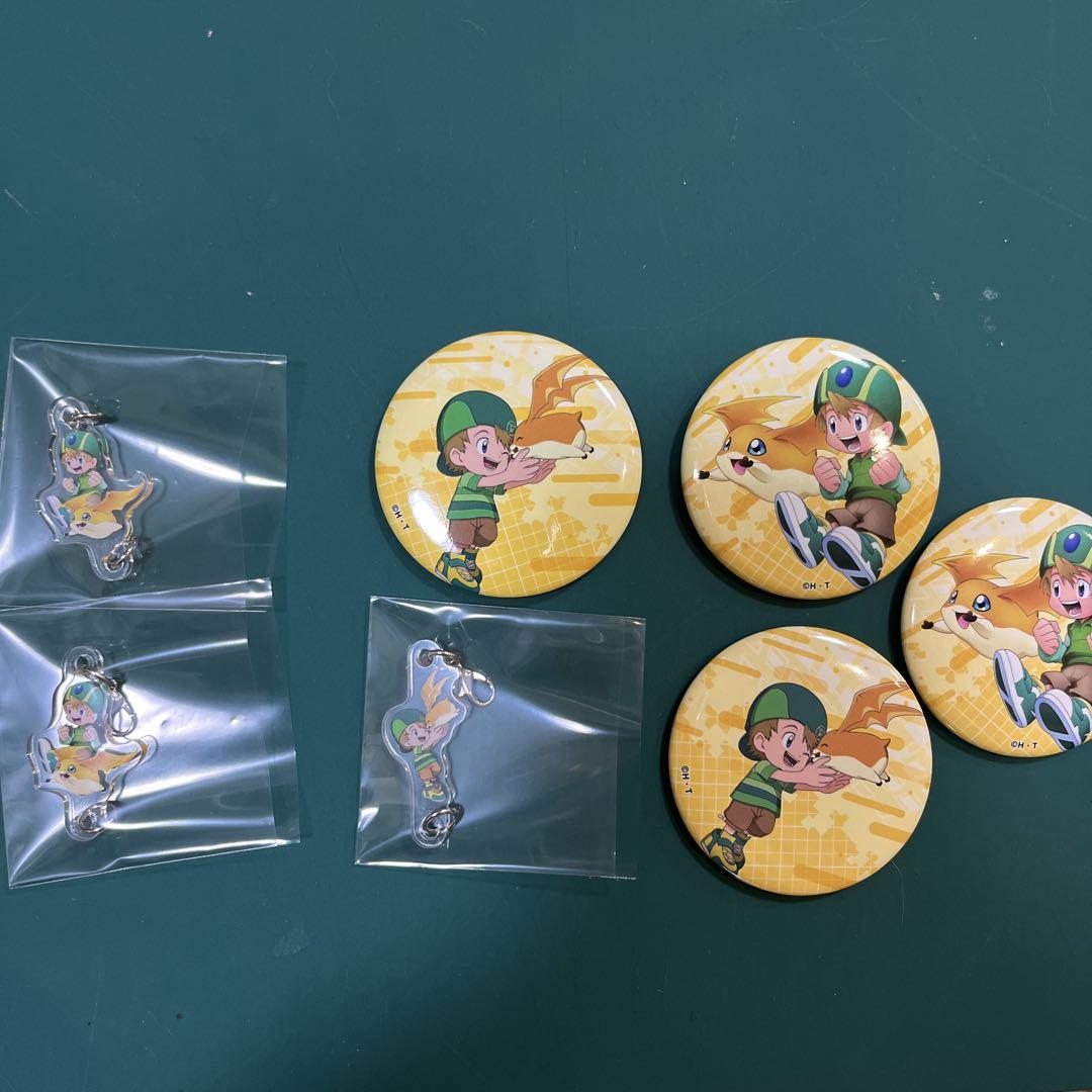 デジモンアドベンチャー タケル 缶バッジ チャーム お台場 ダイバーシティ