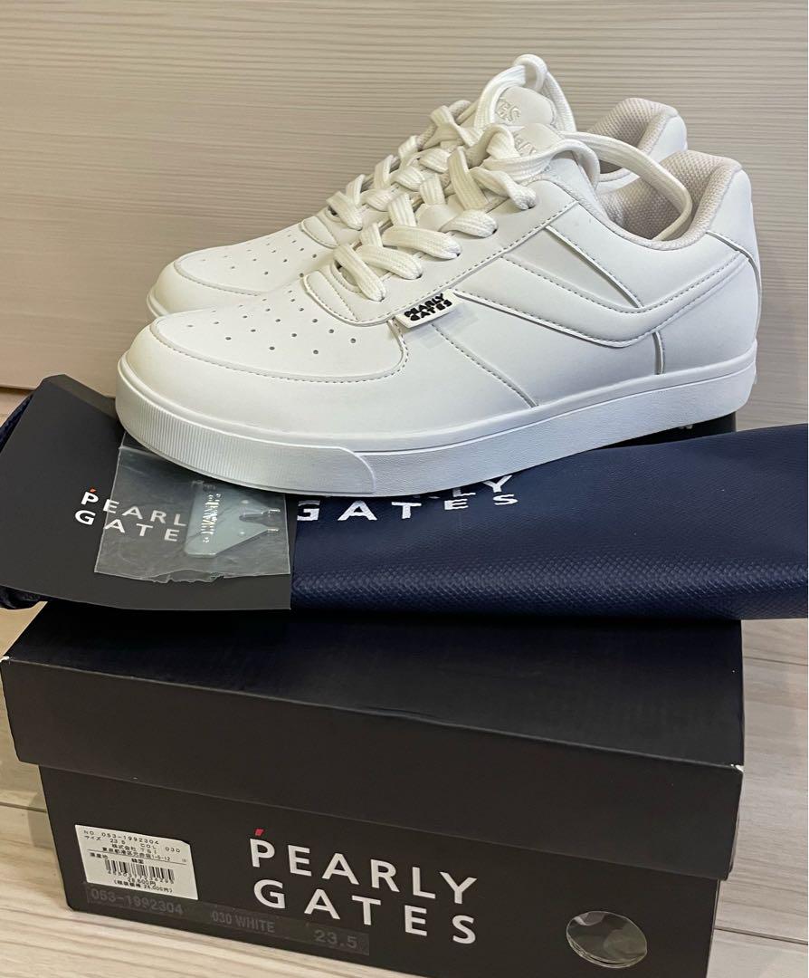【新品】パーリーゲイツ PEARLY GATES ローカットシューズ・23.5