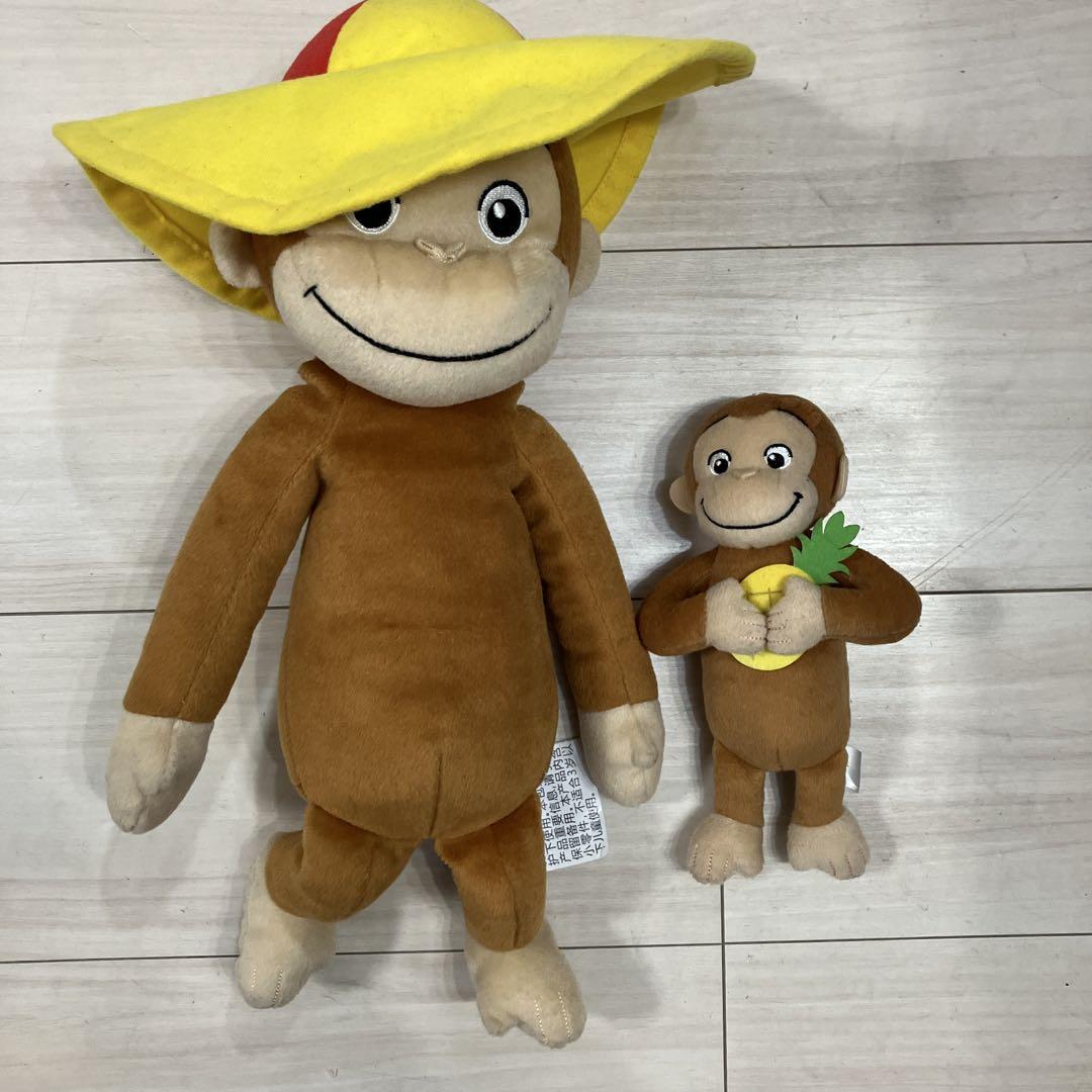 おさるのジョージ ぬいぐるみセット 新品】おさるのジョージ ぬいぐるみ セット - メルカリ