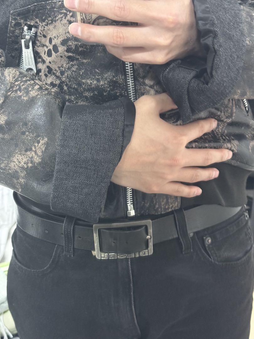 DIESEL ブラック レザー ベルト DIESEL｜レディース ベルト レザー | Rakuten Fashion(楽天
