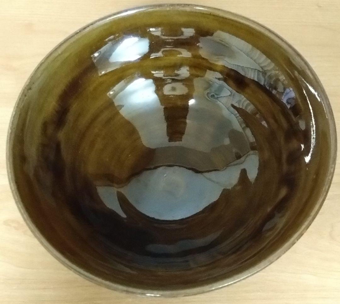 高取焼宗家　十二代八山造　高取茶碗　共箱共布付　茶道具