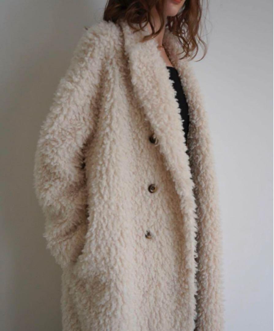 acka ボアファーコート、boa far coat acka poodle boa long coat サイズ2 - メルカリ