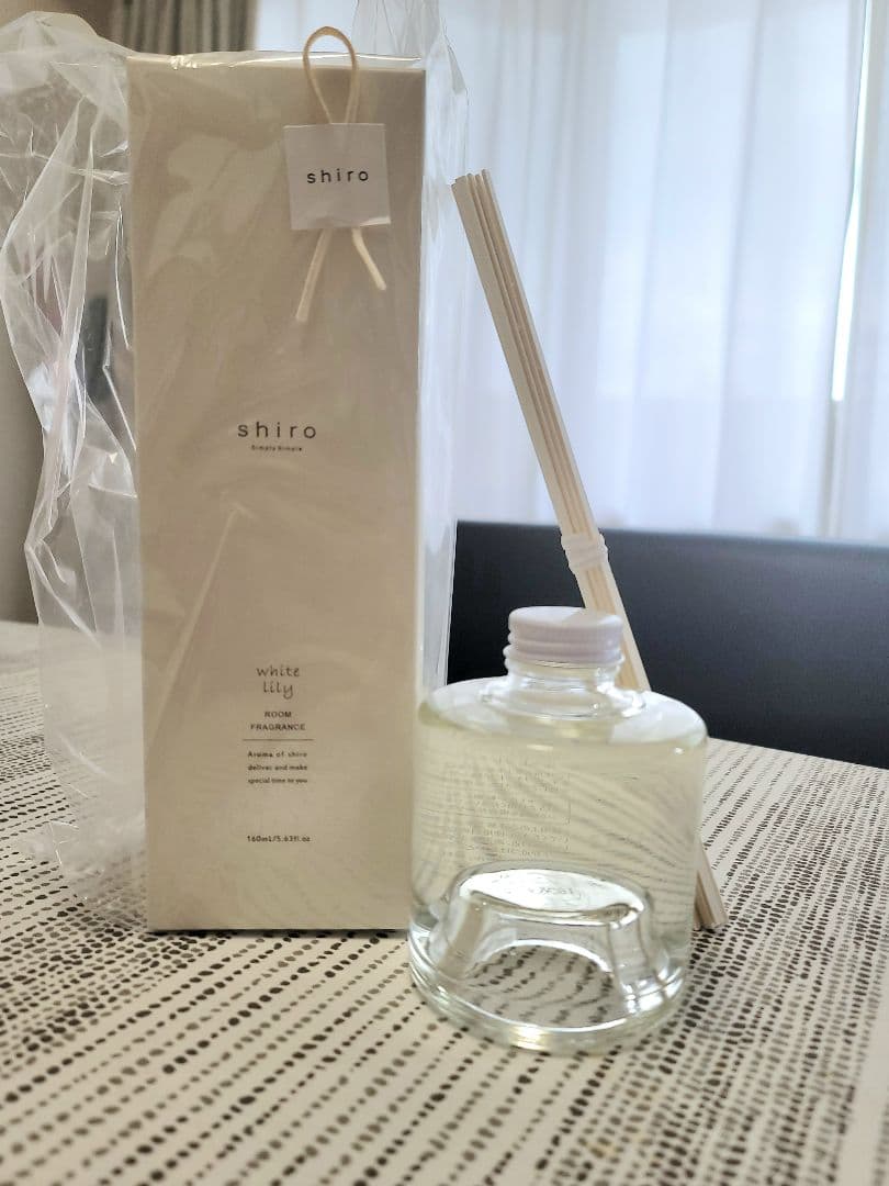 新商品 信託SHIROルームフレグランスホワイトリリーディフューザー