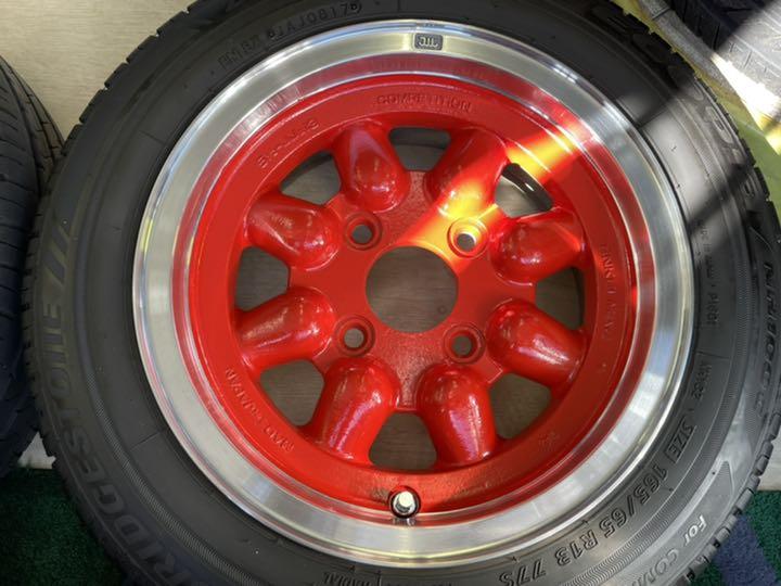 エンケイMAG13インチ 65R13付 サニトラなどに 1ptc9-m83253926491 中古セット 165 お得定番