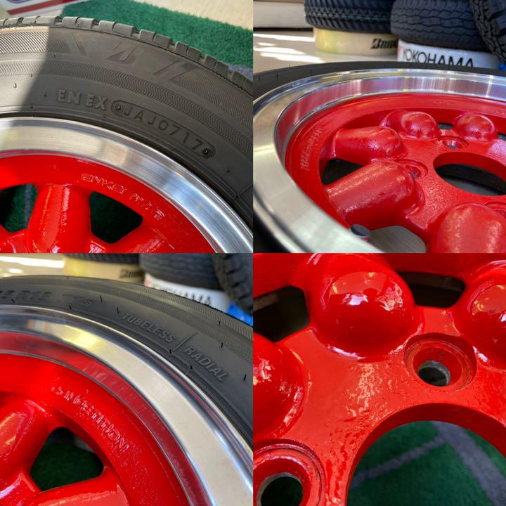エンケイMAG13インチ 65R13付 サニトラなどに 1ptc9-m83253926491 中古セット 165 お得定番