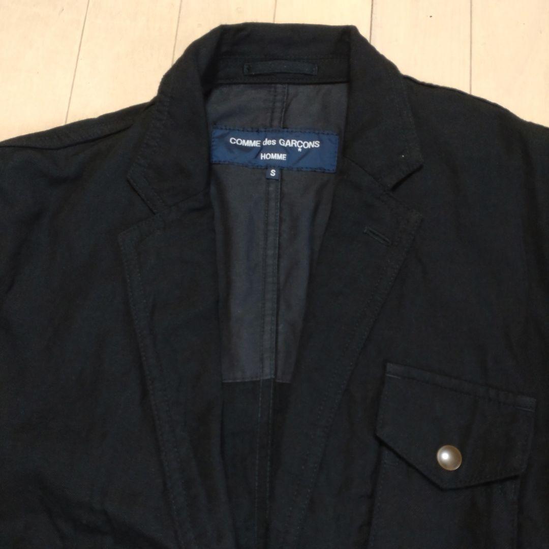 コムデギャルソンオム COMME des GARCONS HOMME ジャケット テーラードジャケット ブレザー シングル アウター メンズ M  ブラック