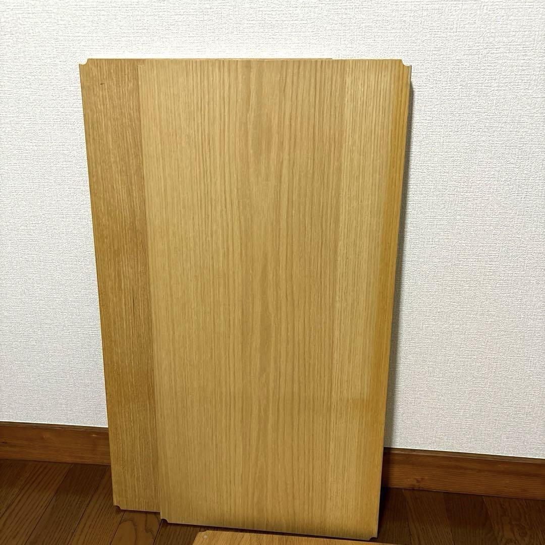 【美品】無印良品 ステンレスユニットシェルフ用 追加棚 棚板 ５枚 84cm