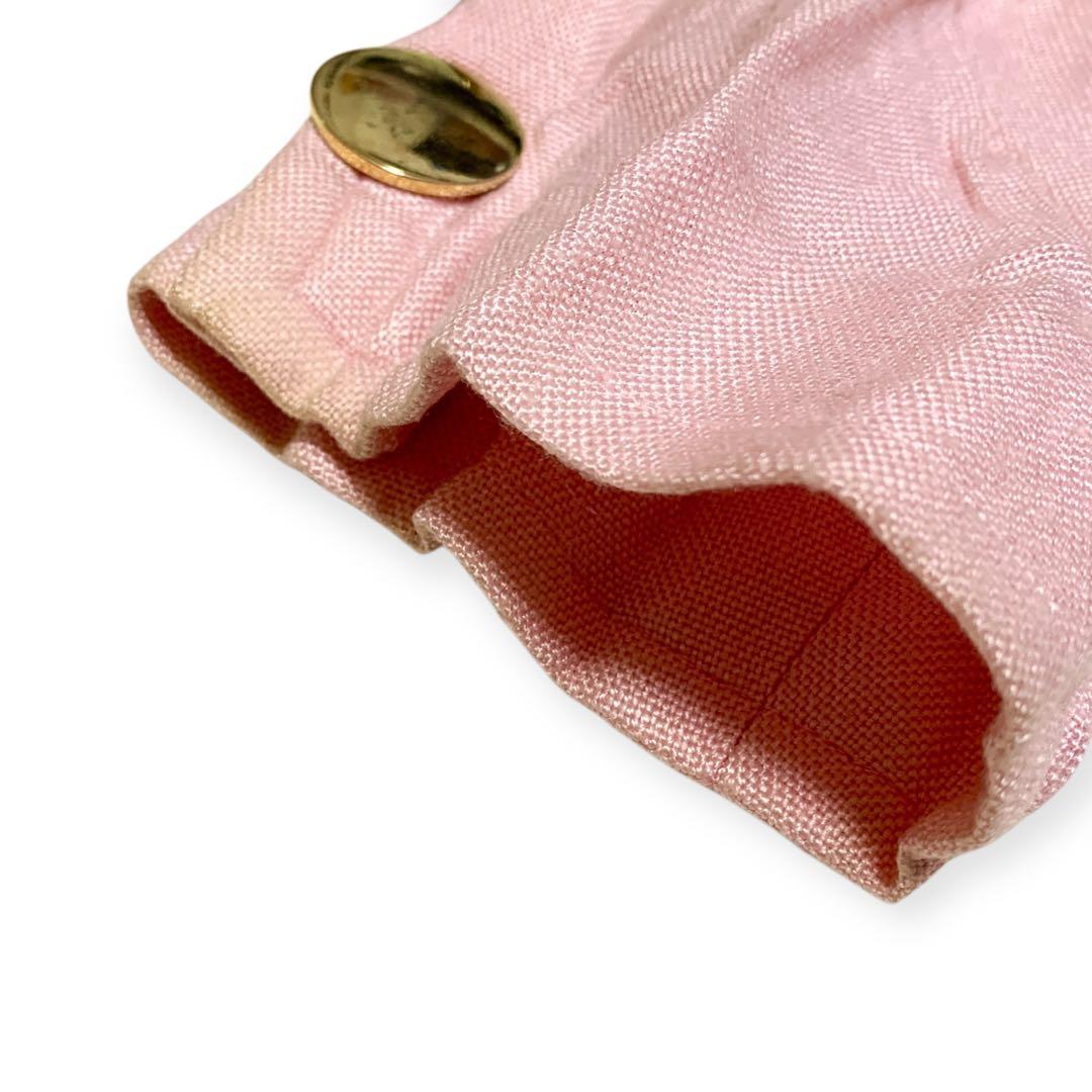 良品✨イブサンローラン 金ボタン 長袖 ジャケット ピンク ヴィンテージ