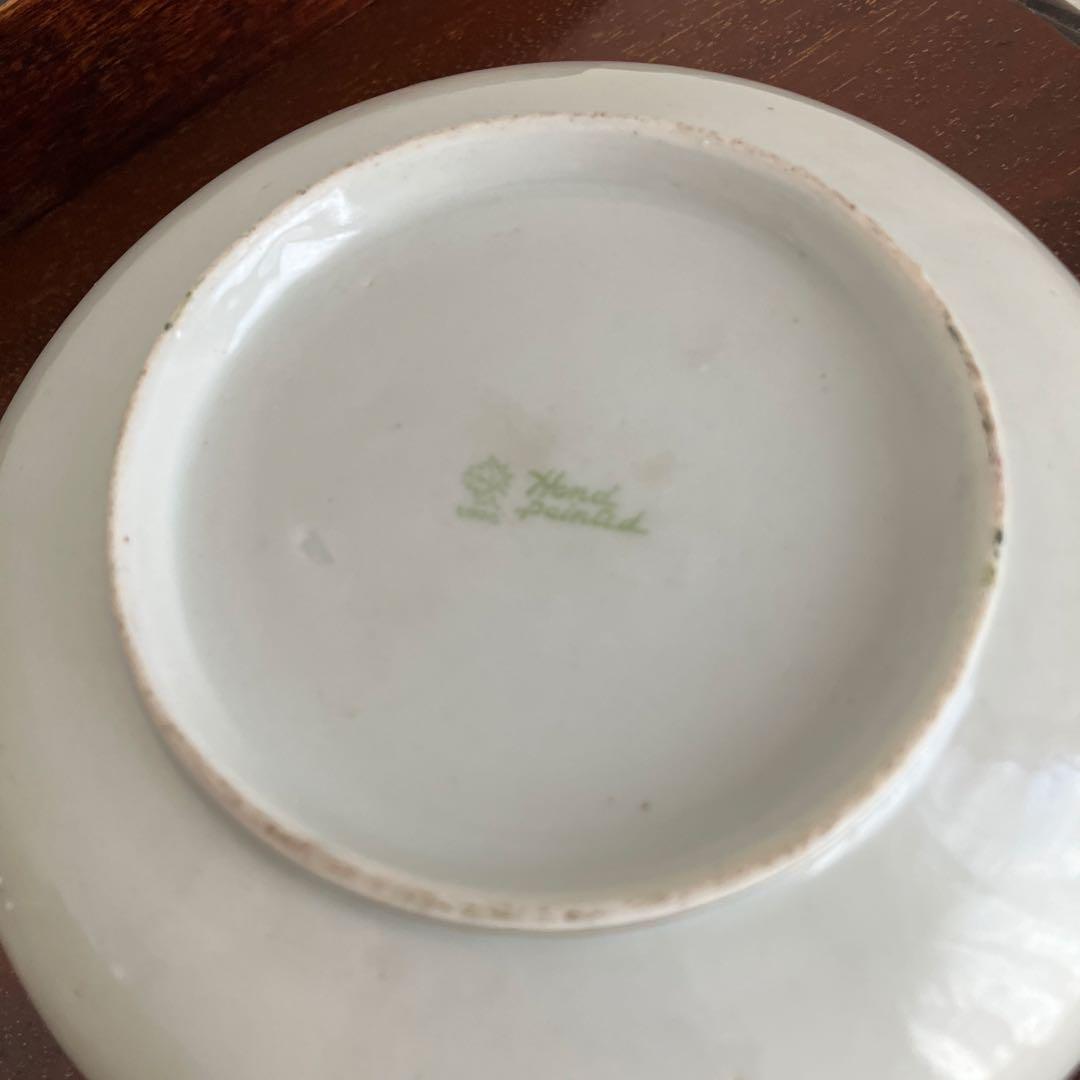 オールドノリタケ　風景画装飾の陶磁器皿