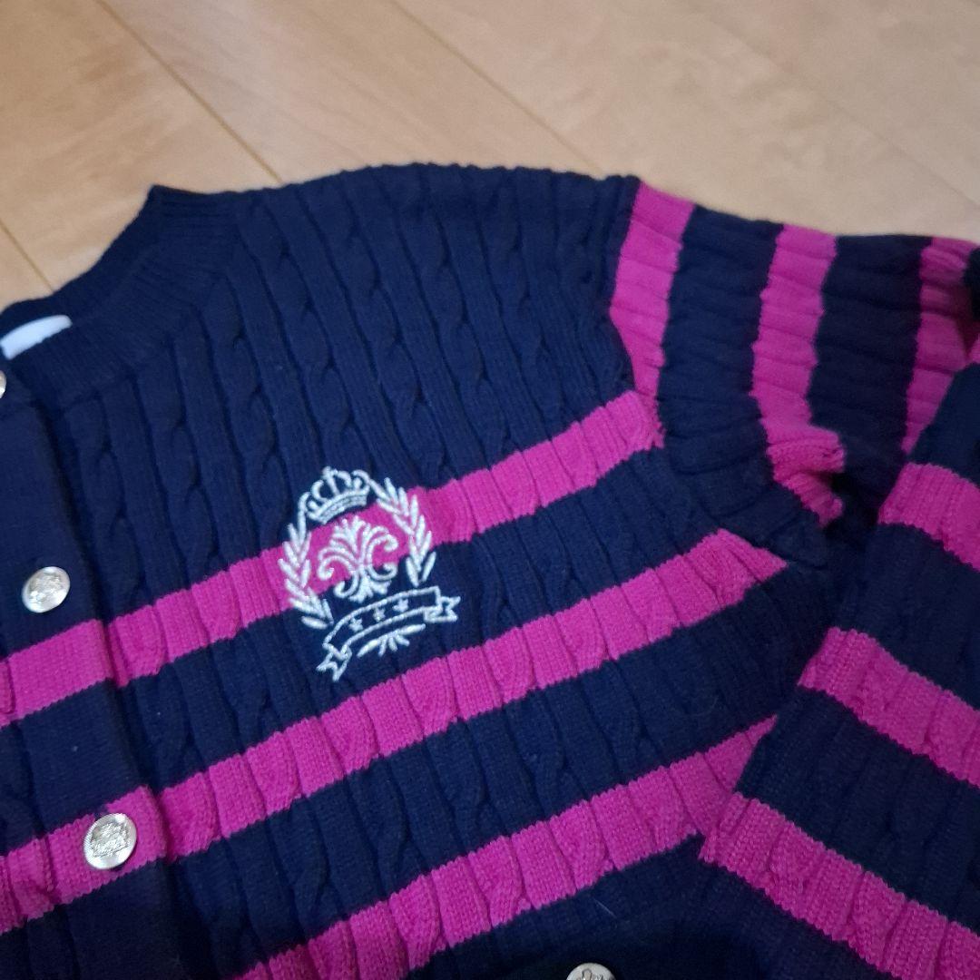 値下げ美品アルページュストーリー刺繍ケーブルカーデ