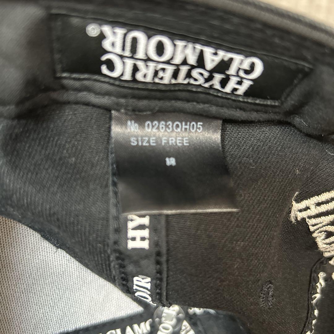 正規品　新品　HYSTERIC GLAMOUR ブラック キャップ フリーサイズ HYSTERIC GLAMOUR ブラックキャップ フリーサイズ - メルカリ