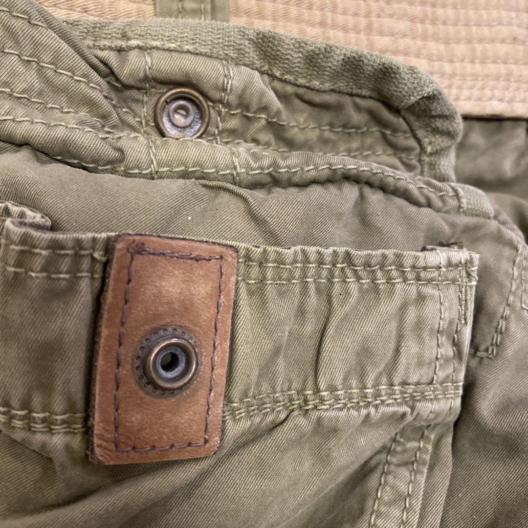 Abercrombie オリーブグリーン カーゴパンツ M
