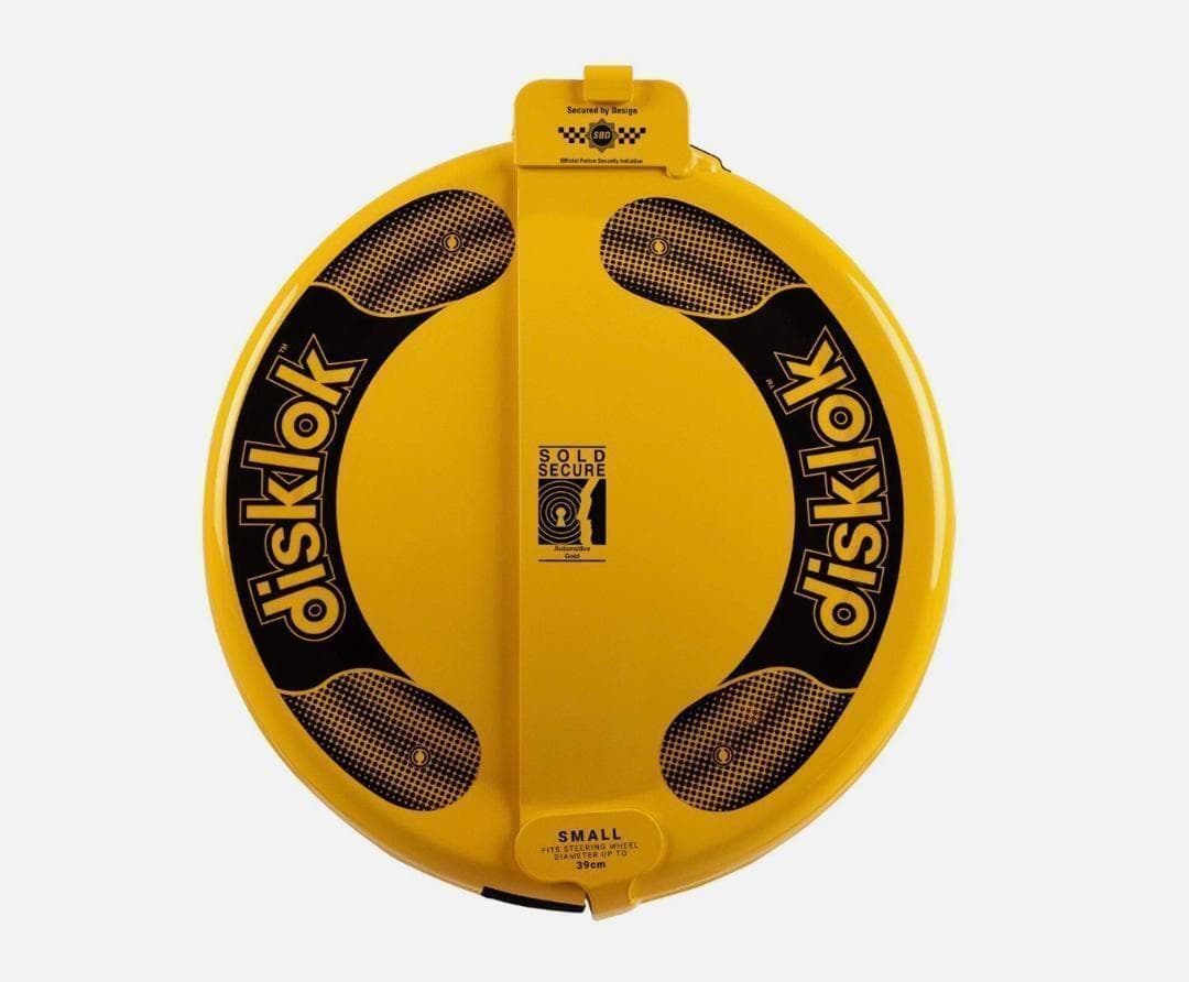 【付属品完備】未使用 Disklok Sサイズ イエロー 盗難防止 ゴールド