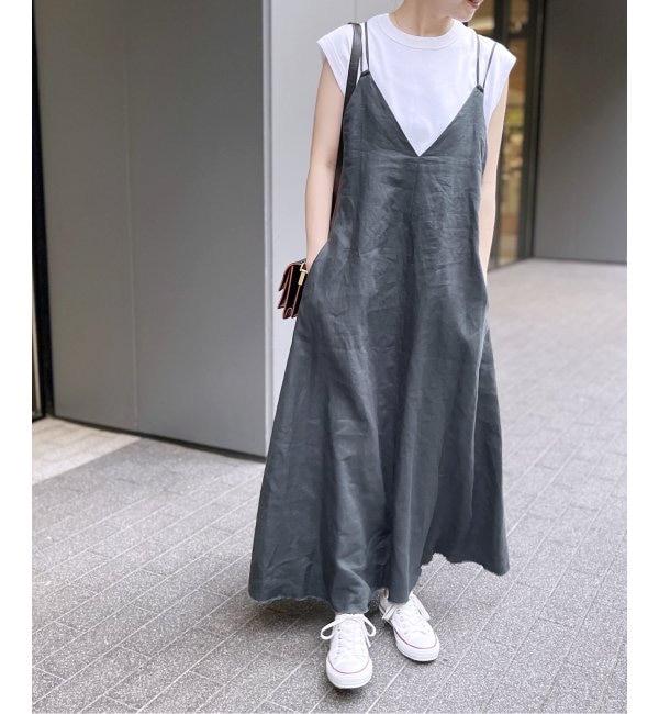 リネンキャミソールワンピース 38 Spick & Span リネンキャミソールワンピース 38 Spick & Span