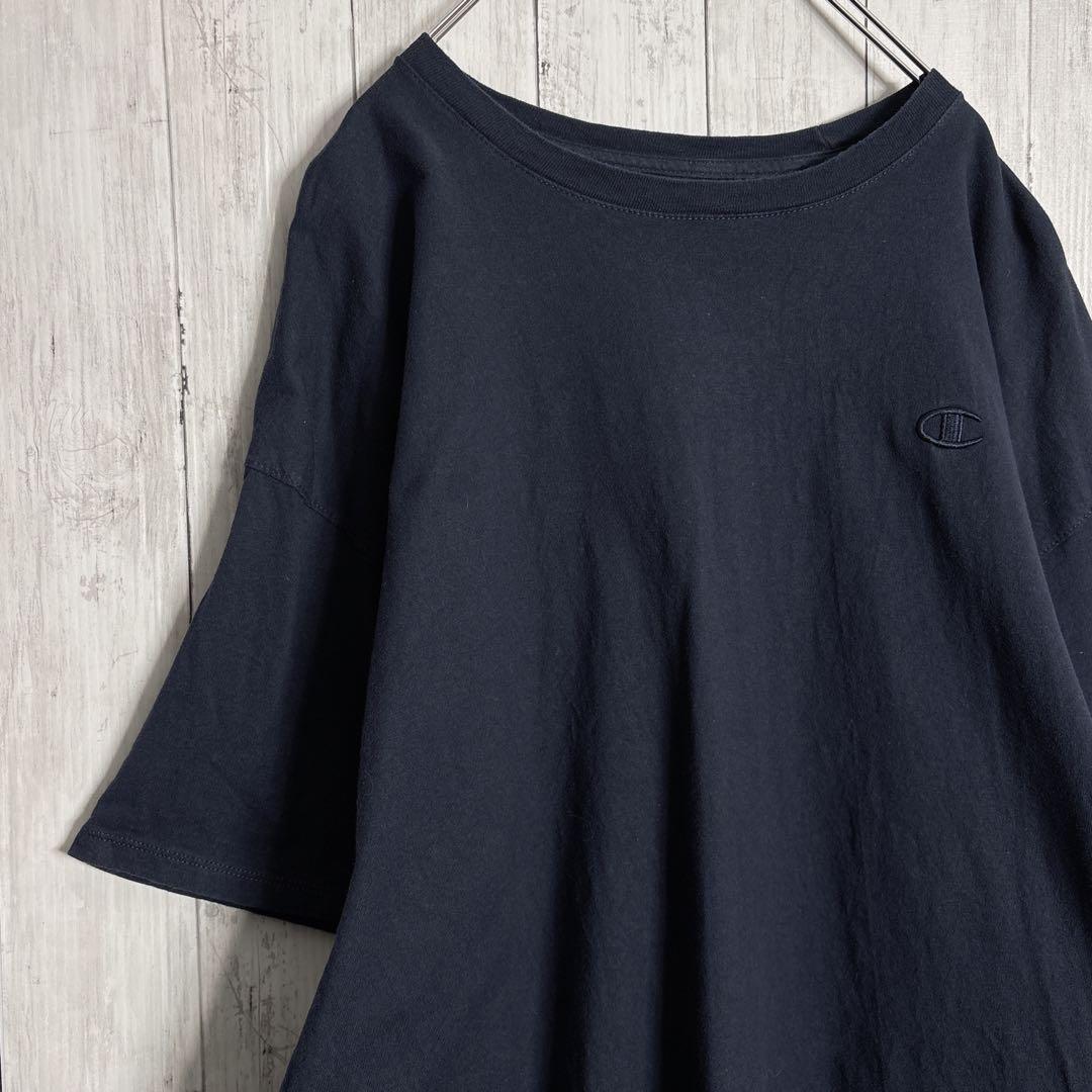 【入手困難】チャンピオン Champion ダークネイビーTシャツ #36