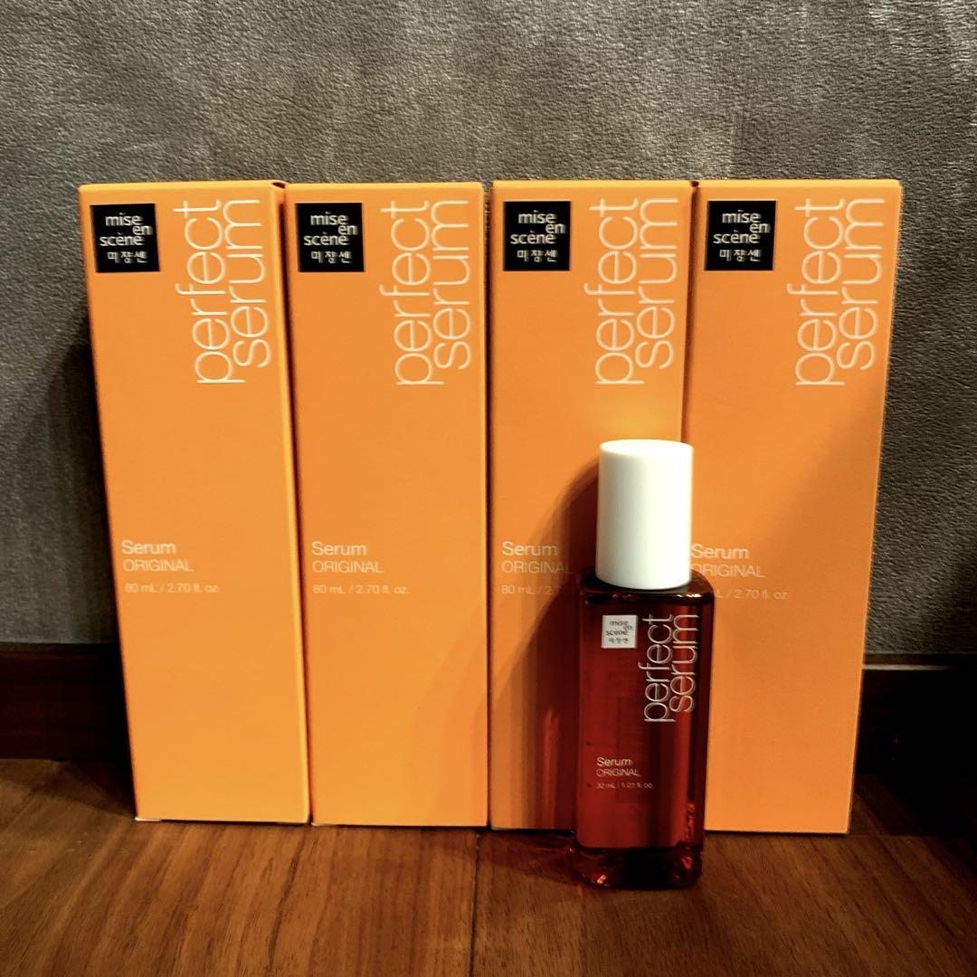 おまけ付 ミジャンセン パーフェクトセラム ヘアオイル80ml 4本