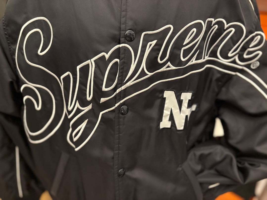 Supreme Contrast Script Varsity Jacket L Supreme Contrast Script Varsity Jacket L