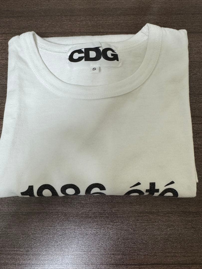 COMME des GARÇONS 1986 été Tシャツ S ホワイト