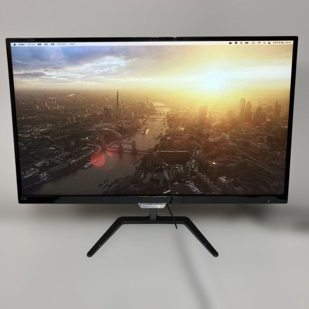 ジャンク PCモニター PHILIPS 276E7QDSB/11 27インチ