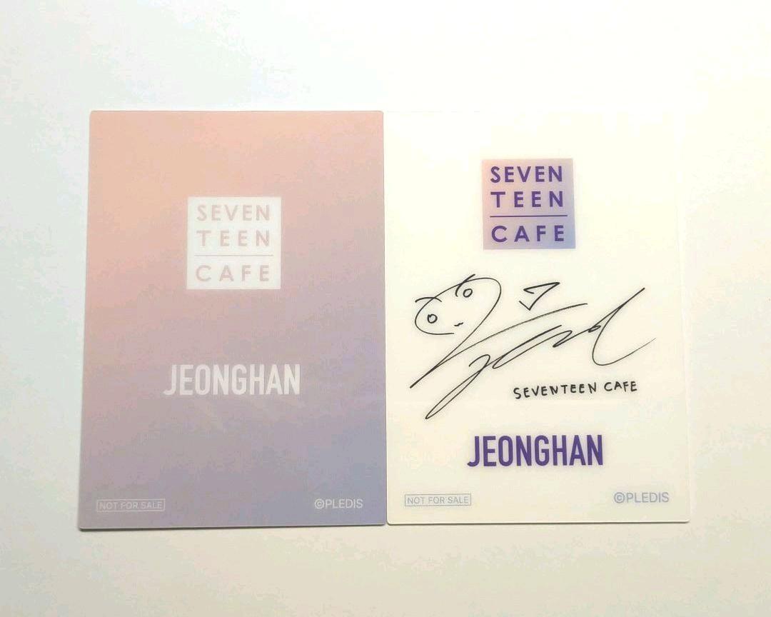 SEVENTEEN cafe 2018 ジョンハン トレカ 2枚セット - メルカリ SEVENTEEN cafe 2018 ジョンハン トレカ 2枚セット - メルカリ